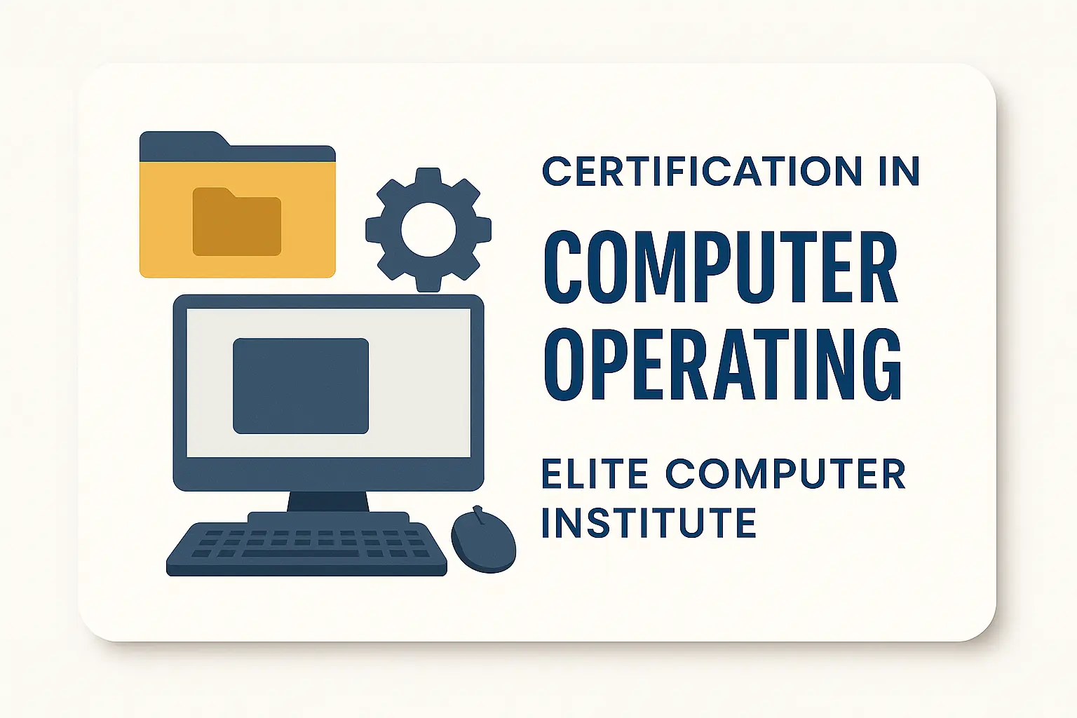 Certification in Computer Operating in Delhi – Best Computer Operating Course & Training Institute