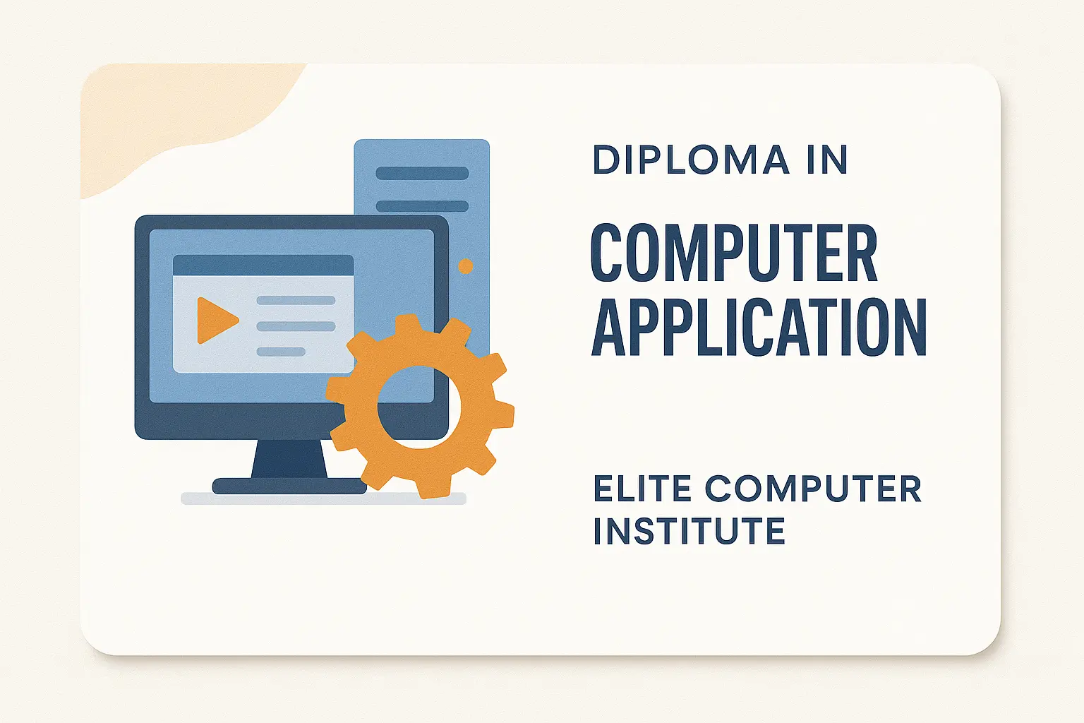 Diploma in Computer Application Delhi